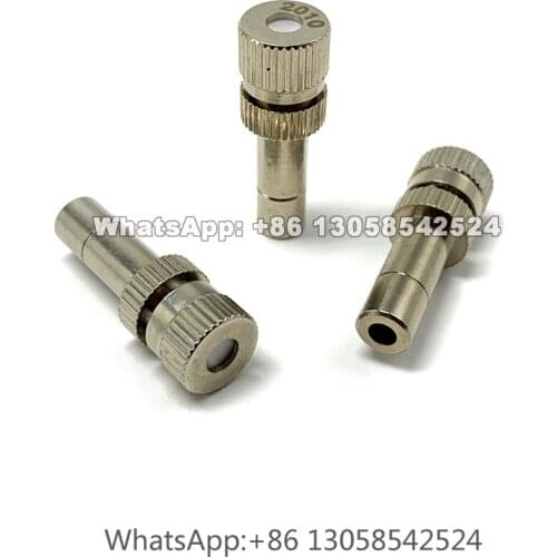 Slip Lock Low Pressure Mist Nozzle, 6mm Plug Quick Connect Nozzle, Mist Cooling Nozzle, Drop-proof Fogging Push-in Nozzle