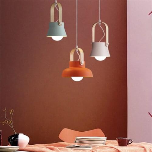 Postmodern LED Pendant Lamp Art Macaron Loft Pendant Lamp Villa Hall Hotel Restaurant Lighting Indoor Decoration Hanging Lamp