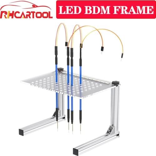 LED BDM Frame Programmer 22pcs Adapter For Fgtech Galletto BDM100 Car ECU Chip Tuning Tool with 4 Probe Pens