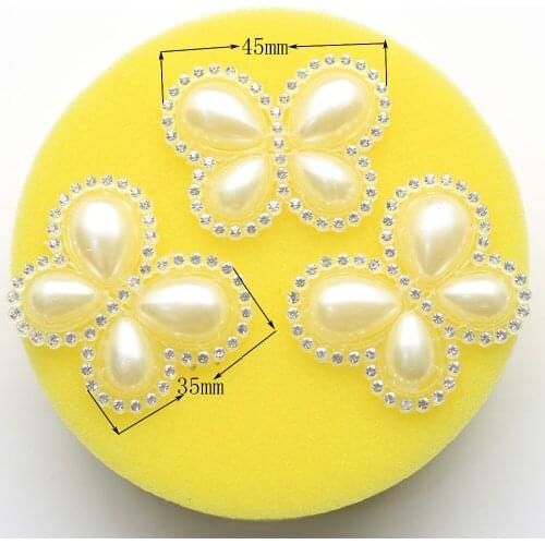 10pcs/ Butterfly Design Hot Fix Motif Rhinestone Iron On Crystal Patch For Women Wedding Dress Kids Clothes DIY T Shirt/patch