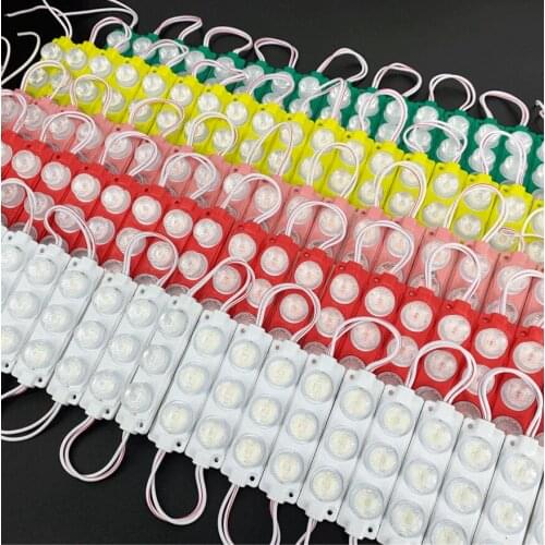 12V COB 3w LED Modules Advertising Luminous characters backlight modules IP65 Waterproof White Red Blue Green Yellow Pink 20pcs