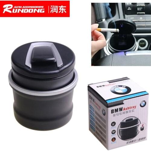 Car supplies ashtray with lED lights car ashtray vehicle special multifunctional