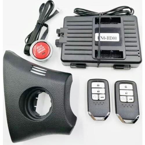 For Honda Accord 9 Generation Year 13-17 Auto Unlock Lock Car Alarm System Push To Start Remote Start Stop Car Accessories