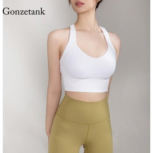 Seamless Bra Sports Underwear Women Shockproof Yoga Running Fitness Bra 2021 Spring and Summer Adjustable Crop Top Workout Bra