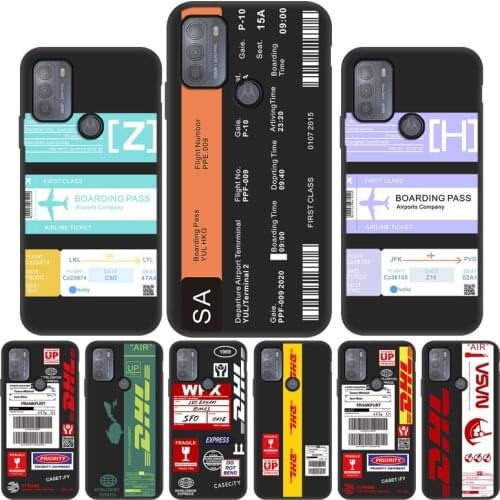 For Moto G50 G Stylus 2021 Case DHL Express Pattern Cases Motorola Moto G9 G Play 2021 E7 Power Plus G30 G10 Edge S Soft Cover