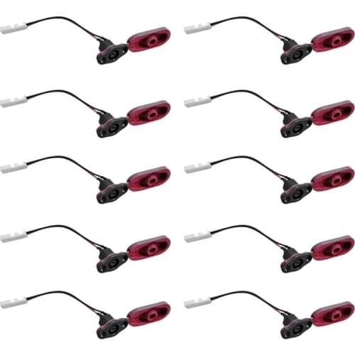 10Pcs Electric Scooter Charging Hole Cover with Charging Cable Port Waterproof Cover for Xiaomi Mijia M365 Scooter