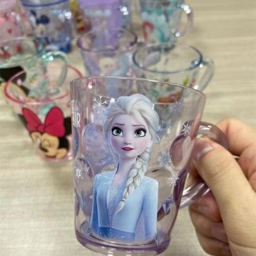 Disney Childrens Male and Female Baby Cartoon Water Cup Milk Water Cup New Water Injection Floating Cold Water Cup Summer