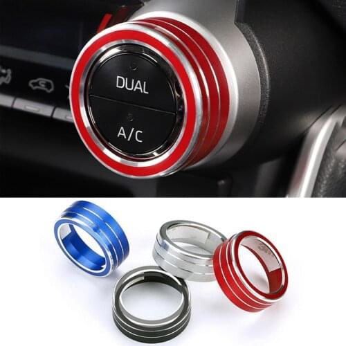 For Toyota RAV4 RAV 4 2019 2020 2021 XA50 Car AC Climate Control Knob Trim Button Cover Auto Accessories AC Control Knob Cover