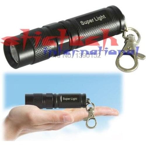 By dhl or ems 200pcs 14500 LED flashlight gifts custom trumpet Mini Keychain flashlight 14500 Li battery waterproof + charger