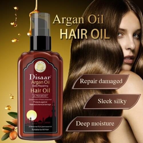 Hair Care Essential Oil Argan Oil Nourish Scalp Repair Dry Damage Hair Treatment Nursing Glycerol Hairdressing Hair Care 120ml