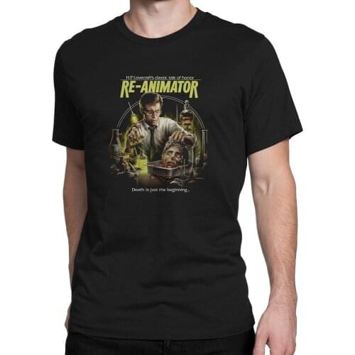 Fright Rags brings Re Animator back to life with Mens T Shirt