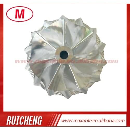 GT2835 53.11/69.00 mm 7+7 blades high performance turbocharger billet/milling/aluminum 2618 compressor wheel