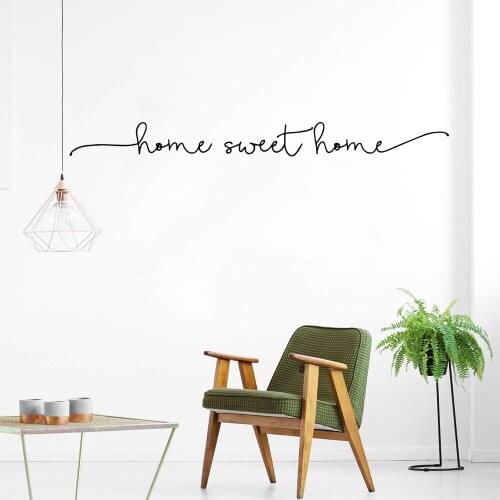 Exquisite home sweet home Phrase Wall Sticker Art Decal For house decoration Wall Decals Bedroom decor Vinyl Mural wallpaper