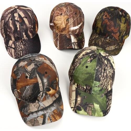 Cool Hats For Men And Women Hip Hop Style Cap Bionic Camouflage Baseball Cap Fishing Sunscreen Hat Simple Sunshade Caps
