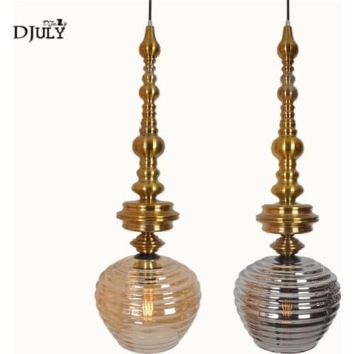 Turkey classical Scepter Colored glass pendant lights country dining room coffee store hanging lamp loft retro luminaire design