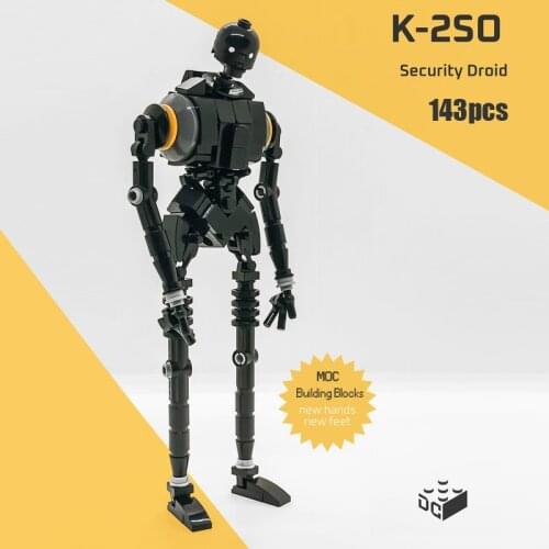 MOC Building Block K-2SO Robot Trooper Rogue One Action Figure Toys Construction Star Series Space War Gift For Children