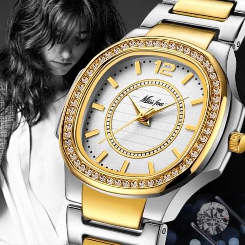 2020 Hot Selling Wrist Watches For Women Stainless Steel Gold Female Watch Diamond Wristwatch Patek Wrist Watch Ladies Clock