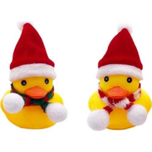 Little Yellow Duck Stick-on Helmet Handle or Dashboard Toy Motorcycle Christmas Ornaments Christmas Gifts