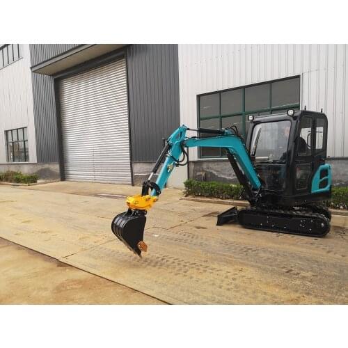 Mini Digger Farm Construction Works Machine 1.8Ton Cab Crawler Excavator