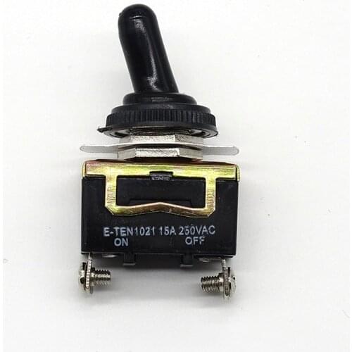 Miniature On Off Small SPST Toggle Switch Heavy Duty with Waterproof Cover 12V 6 A/250 VAC 10 A/125VAC
