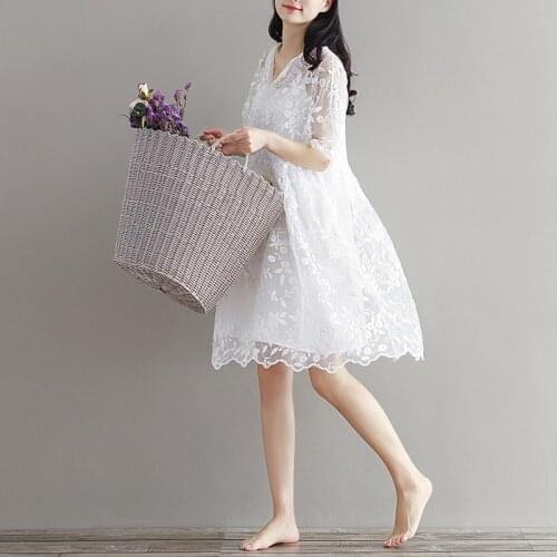 MODENGYUNMA Lace Maternity Dresses