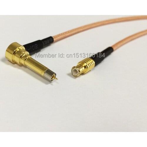 New MCX Male Plug To MS156 Right Angle Connector RG316 Cable Pigtail 15CM 6" Wireless Modem Cable Adapter