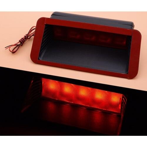 Car Warning 5 LED Rear High Mount Lever 3RD Brake Stop Tail Light Lamp