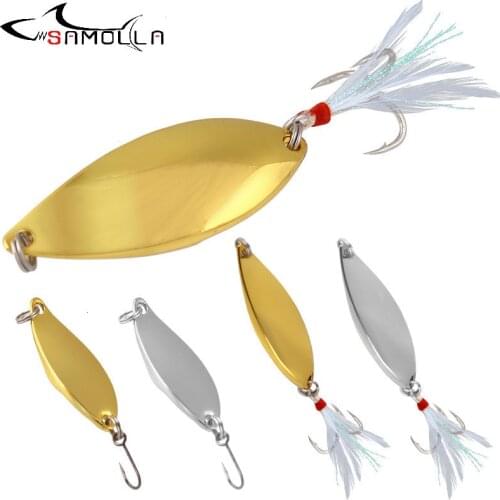 Fishing Spoon Lures 2019 Metal Bait Weights 3-20g Bass Spinner Bait Articulos De Pesca Fake Fish Pike Spoon Saltwater Lures