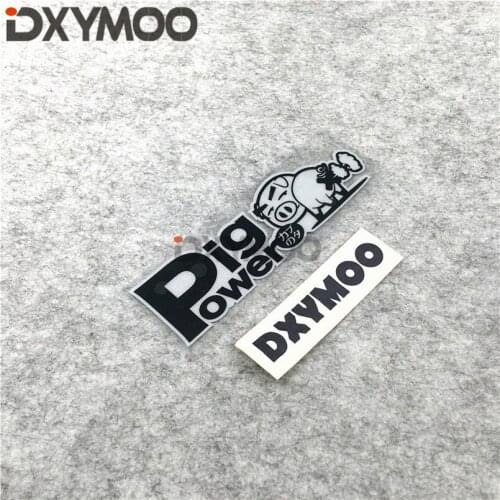 Car Styling and Decals Warning Japanese Power Pig Internal Auto Exterior Stickers