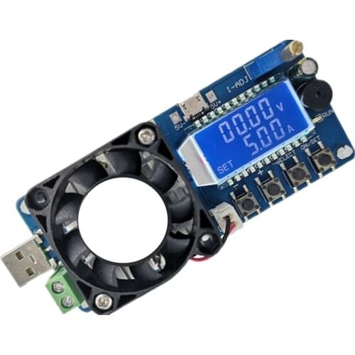 FX35 battery capacity tester constant current electronic load USB power detector adjustable resistor FX25