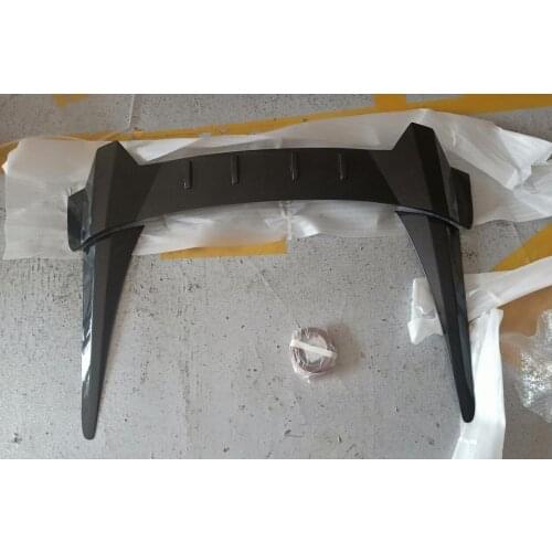 Carbon fiber Car Rear Window Roof Spoiler lips Visor R Style ABS Plastic Tail Wing Fits for Honda for Civic 10th 4DR Sedan 2016