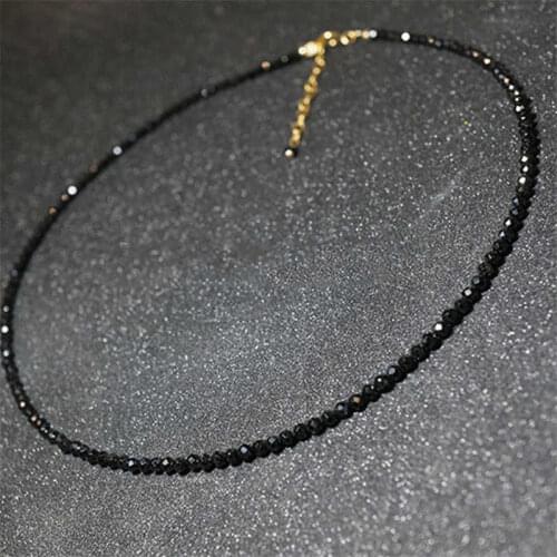 Clavicle Women Crystal Jewelry Charm Party Black Pendant Gift Necklace Choker