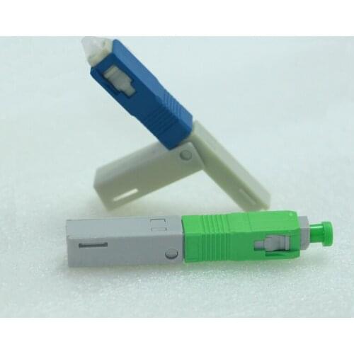 100PCS SC APC-F4 FTTH Optical fibe quick connector SC APC/UPC FTTH Fiber Optic Fast Connector SC Fiber Assembly connector