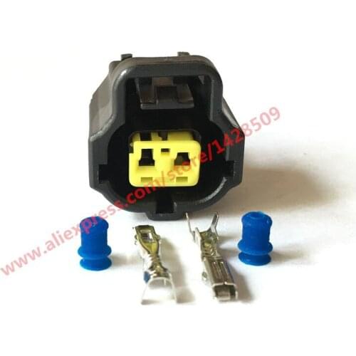 20 Sets 178392-6 2 Pin Female Auto Connector Use For Honda Corolla Water Temperature Sensor Toyota Engine