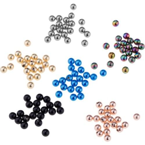 20 Pcs Stainless Steel 14G 5mm Replacement Ball Jewelry Piercings for Women Men