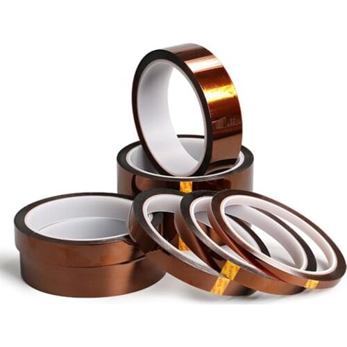 3pcs High Quality Polyimide Tapes Heat Resistant High Temperature Tape For Electronic Repair 33M Adhesive Insulation Heat Tapes