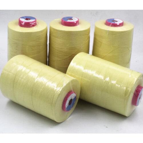 Aramid fiber flame-retardant thread Protective equipment sewing thread Yellow high-speed sewing thread