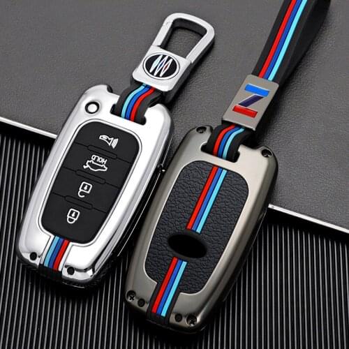 Zinc Alloy Silicone Cover Key Case Cover for Hyundai Solaris HB20 Veloster SR IX35 Accent Elantra I30 for KIA RIO K2 K3 Sportage