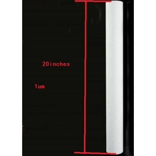 Water Filter Parts 20 inches PP cotton cartridge 1 micron capacity