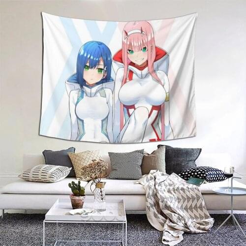 Ero Two Pink Girl 002 Goro Hiro Tapestry Anime Cosplay Tapestry Wall Bedspread Bohemian Hanging Blankets For Bedroom Dorm