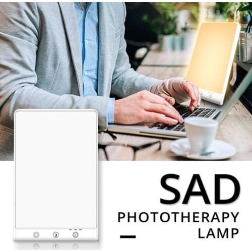 SAD Lamp Therapy Light Timming 3Mode Dimming Simulating Natural Daylight Cure Seasonal Affective Disorder Atmosphere Night Light