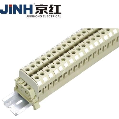 Din Rail Terminal Block SAK-25EN Wire Connector Connductor Universal Class Connector Screw Terminal Block Strips UK2.5B 10Pcs