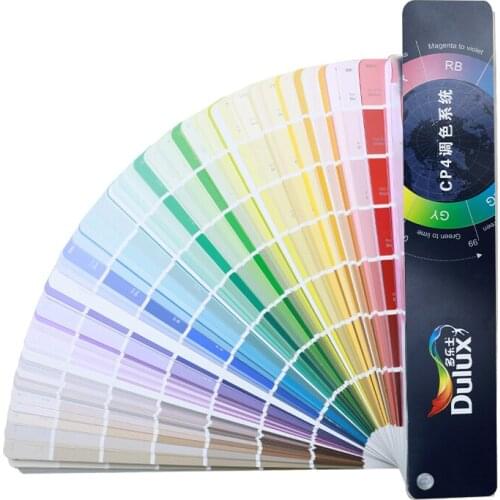Dulux color card CP4 Dulux paint paint latex paint exterior wall interior decoration building thousand color card