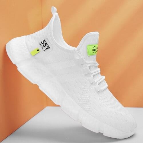 Mens Shoes Fashion Lightweight Mesh Breathable Shoes Outdoor Leisure Running Comfortable Soft Sole Sneakers Shoes