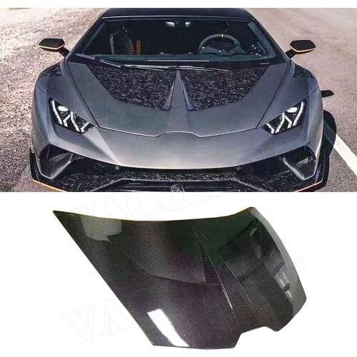 Carbon Fiber Engine Hood Bonnet for Lamborghini Huracan LP580 610 Engine Hood Bonnet Cover Trim Car Accessories FRP