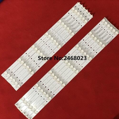 100% New 48pcs=4Kits LED strips for HAIER 55 TV 55E5500U CN55GK725 CRH K553535T0613L4CF Rev1.1 W CRH K553535T0613R4CF Rev1.0 W