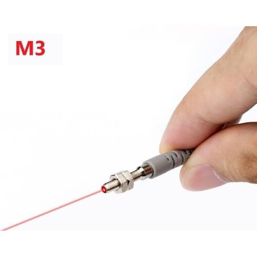 M3 Visible Mini Infrared Laser Diffuse Reflection Photoelectric Optoelectric Sensor Switch NPN PNP NO NC 30mm 40mm
