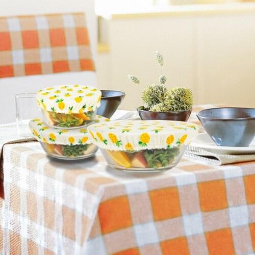 Reusable Bowl Cover Dust Cover Fresh-Keeping Cloth Storage Bag Environmentally Friendly and Washable WXV Sale