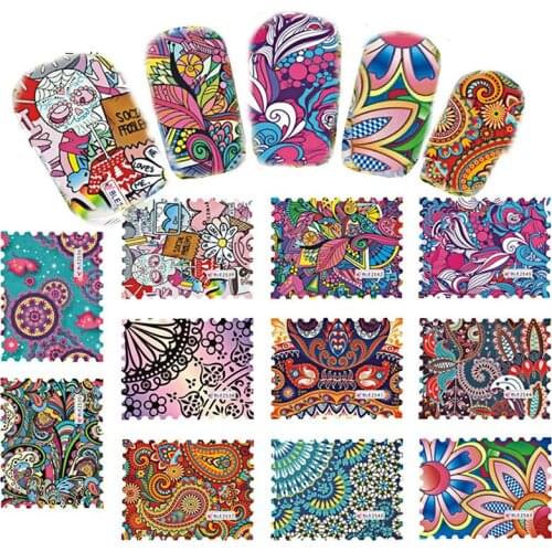 New arrival water nail decals nail Sticker Cover Nail Art Desgin Tips Nail Decoration Paste Wrap 1000packs free EMS/DHL shipping