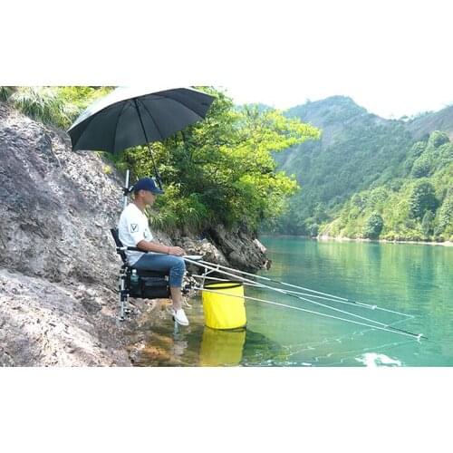 New Folding Fishing Chair Portable Fishing Box Light Multi-purpose Backpack Beach Chairs